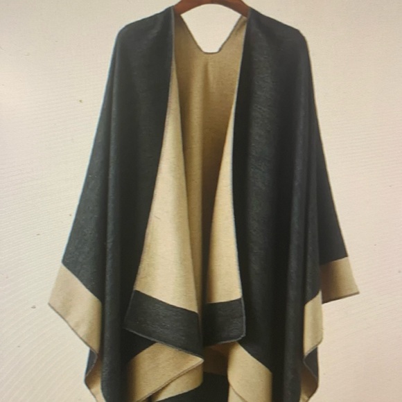 Jackets & Blazers - Pretty cape casual cover up loose fit